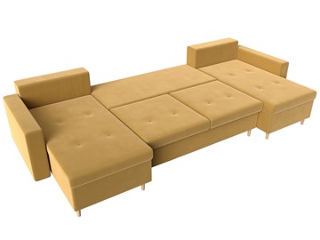 П-образный диван Белфаст, Желтый (Микровельвет) в Нальчике - предосмотр 2