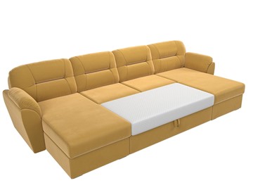 Большой П-образный диван Бостон, Желтый (микровельвет) в Нальчике - предосмотр 8