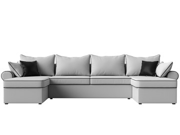 Большой П-образный диван Элис, Белый (экокожа) в Нальчике - предосмотр 3