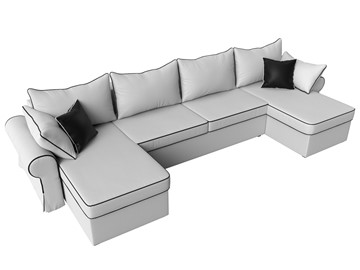 Большой П-образный диван Элис, Белый (экокожа) в Нальчике - предосмотр 6