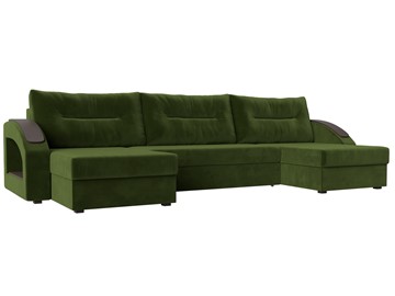 П-образный диван Канзас, Зеленый (микровельвет) в Нальчике