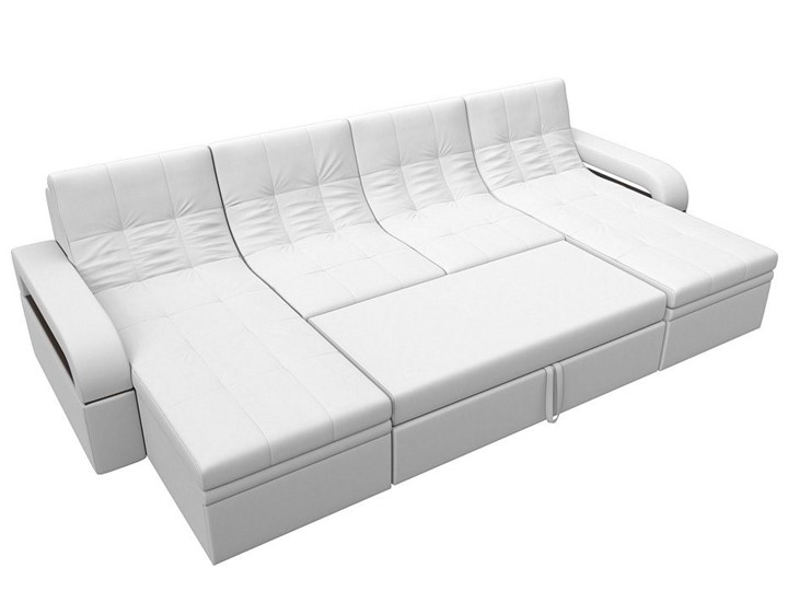 П-образный диван Лига-035 мини, Белый (экокожа) в Нальчике - изображение 2