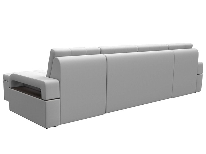 П-образный диван Лига-035 мини, Белый (экокожа) в Нальчике - изображение 3
