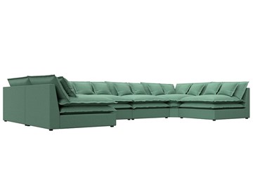 П-образный диван Лига-040, Амур зеленый (рогожка) в Нальчике - предосмотр 2