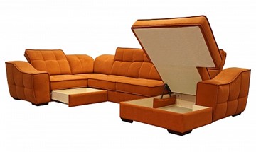 Угловой диван N-11-M (П1+ПС+УС+Д2+Д5+П1) в Нальчике - предосмотр 1