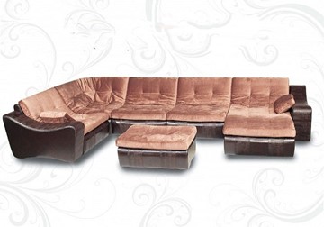 П-образный диван Плимут-Лувр 410х230х175 в Нальчике - предосмотр 1