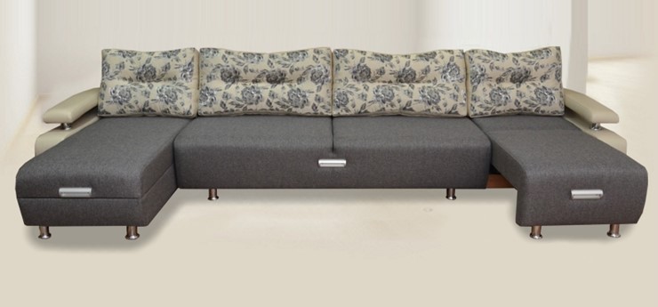 П-образный диван Престиж-15 микс в Нальчике - изображение 1
