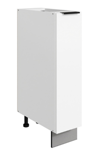 Тумба кухонная Стоун L200 (1 дв.гл.) (белый/джелато софттач) в Нальчике