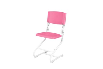 Регулируемый детский стул СУТ.01 Пластик (рост от 130 см), Розовый в Нальчике