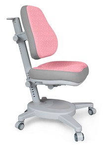 Детское кресло Mealux Onyx (Y-110) G + DPG  - серое + чехол розовый с серыми вставками в Нальчике