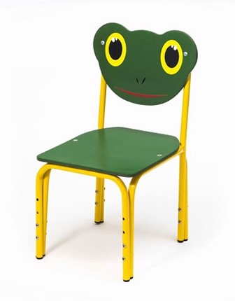 Детский стул Лягушонок (Кузя-ЛГ(1-3)ЗЖ) в Нальчике - изображение