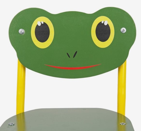 Детский стул Лягушонок (Кузя-ЛГ(1-3)ЗЖ) в Нальчике - изображение 1