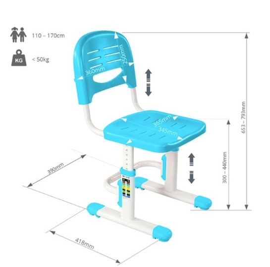 Растущий стул SST3 Blue в Нальчике - изображение 4