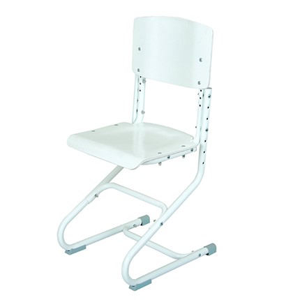 Регулируемый детский стул СУТ 01-01, Белый, 000008000 в Нальчике - изображение