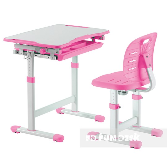 Растущая парта и стул Piccolino III Pink в Нальчике - изображение 1