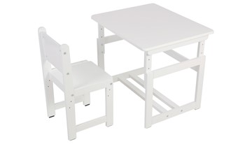Растущий комплект мебели POLINI Kids ECO 400 SM 68Х55 Белый в Нальчике - предосмотр 5