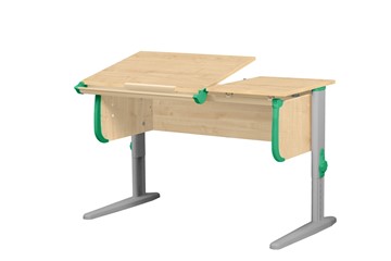 Детский стол-трансформер 1/75-40 (СУТ.25) Бежевый/Серый/Зеленый в Нальчике
