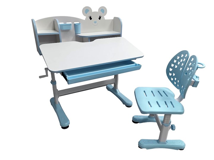Стол растущий и стул Carezza Blue FUNDESK в Нальчике - изображение 4