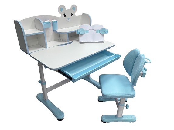 Стол растущий и стул Carezza Blue FUNDESK в Нальчике - изображение