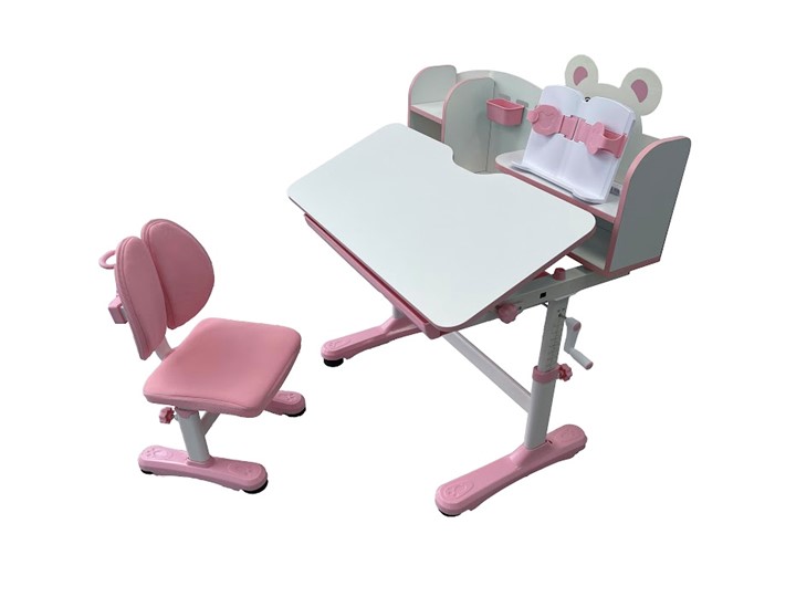 Парта растущая и стул Carezza Pink FUNDESK в Нальчике - изображение 2