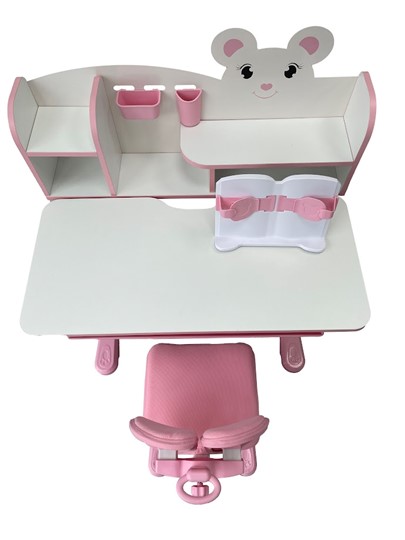 Парта растущая и стул Carezza Pink FUNDESK в Нальчике - изображение 6