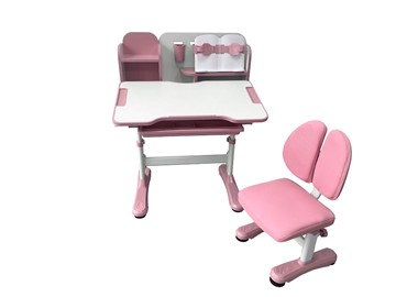 Растущая парта + стул Vivo Pink FUNDESK в Нальчике - предосмотр 3