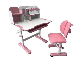 Растущая парта + стул Vivo Pink FUNDESK в Нальчике - предосмотр 4