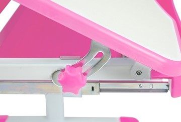 Комплект растущей мебели SET HOLTO-26 с надстройкой (розовый) в Нальчике - предосмотр 9