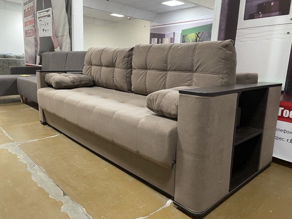 Прямой диван Респект 1 БД Лума 06 в Нальчике - изображение
