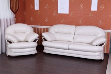 Прямой диван Квин 6 БД и 1 кресло в Нальчике
