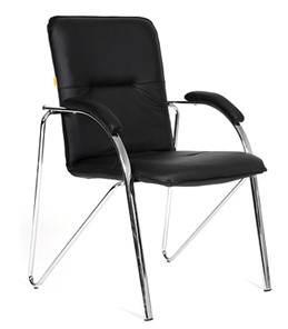 Кресло офисное CHAIRMAN 850 Экокожа Terra 118 черная в Нальчике - предосмотр