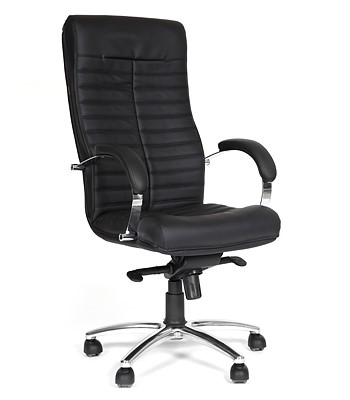 Кресло CHAIRMAN 480 Экокожа премиум черная в Нальчике - изображение