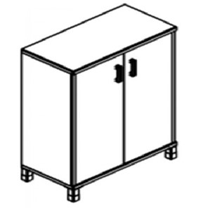 Шкаф для документов В-420.6 ДСП 900х450х1286 мм в Нальчике